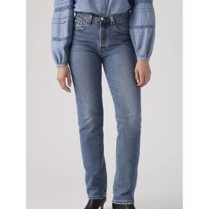 Levi's 501 Original Fit Jeans Women's Size 26 Medium Indigo Wash Button Fly